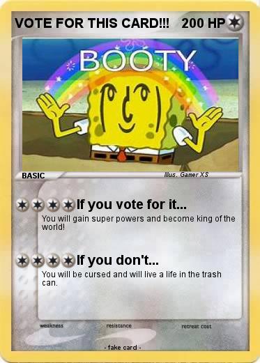 Pokemon VOTE FOR THIS CARD!!!