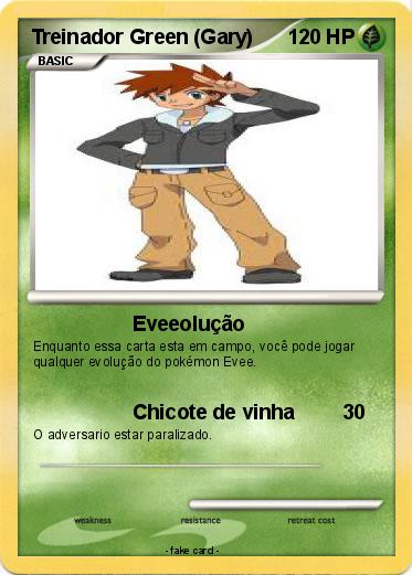 Pokemon Treinador Green (Gary)