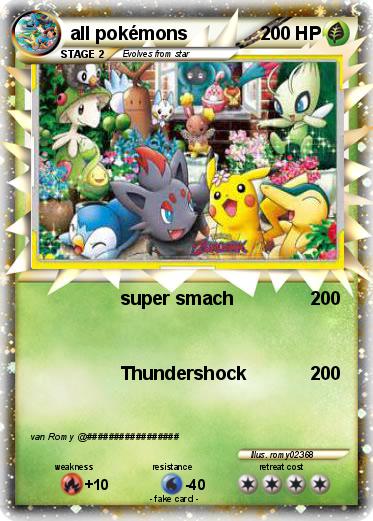 Pokemon all pokémons