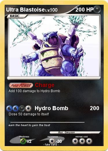Pokemon Ultra Blastoise