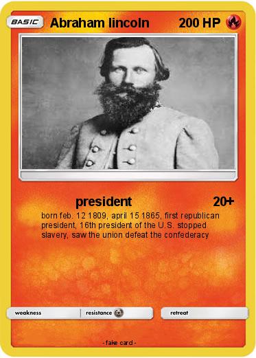 Pokemon Abraham lincoln