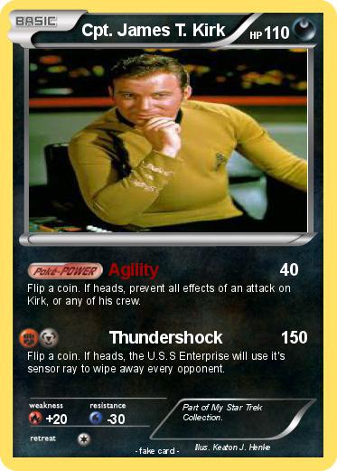 Pokemon Cpt. James T. Kirk