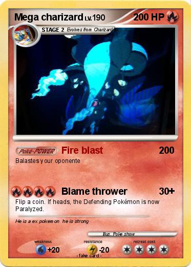 Pokemon Mega charizard