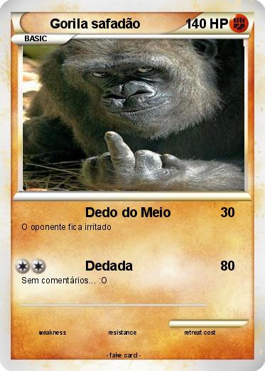 Pokemon Gorila safadão
