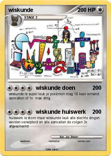 Pokemon wiskunde
