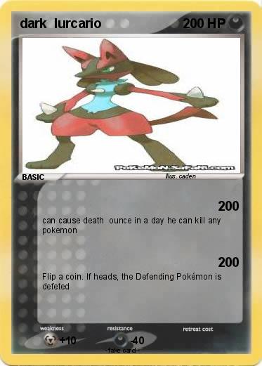 Pokemon dark  lurcario