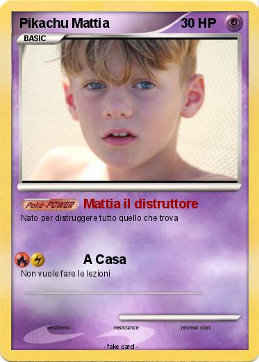 Pokemon Pikachu Mattia
