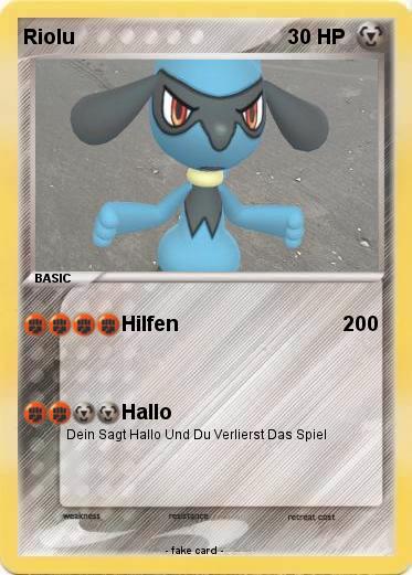 Pokemon Riolu