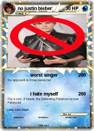 Pokemon no justin bieber