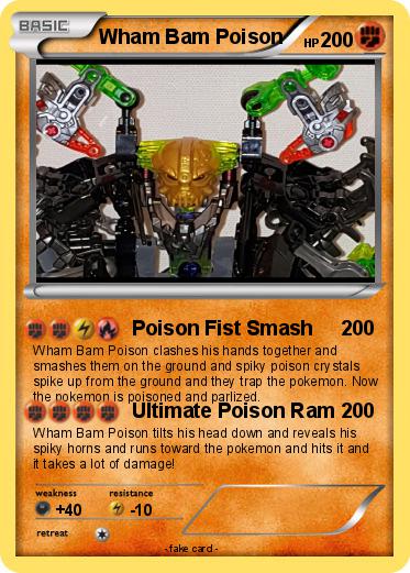 Pokemon Wham Bam Poison