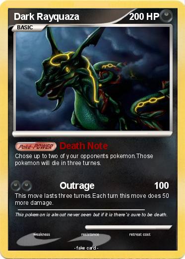 Pokemon Dark Rayquaza