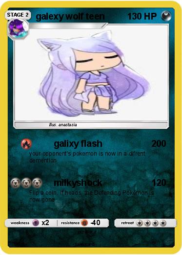 Pokemon galexy wolf teen