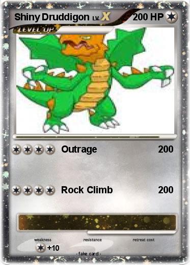 Pokemon Shiny Druddigon