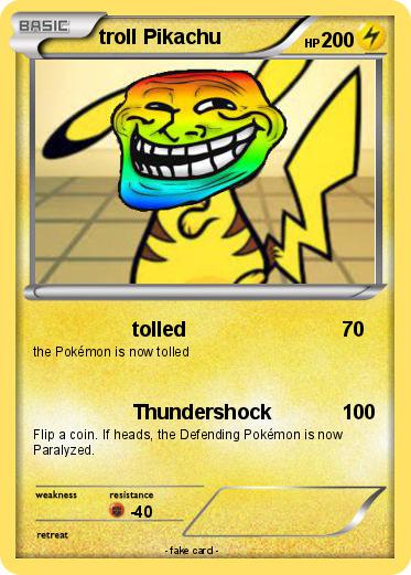 Pokemon troll Pikachu