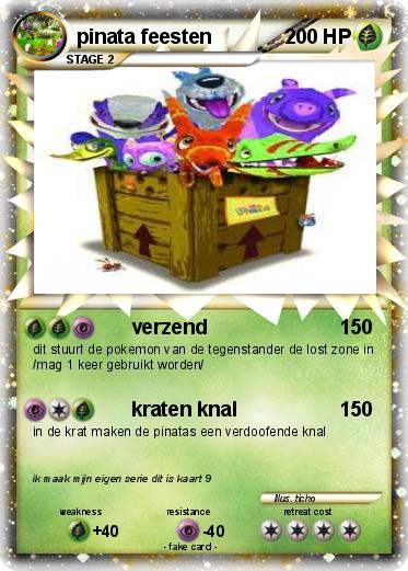 Pokemon pinata feesten