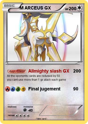 Pokemon M ARCEUS GX