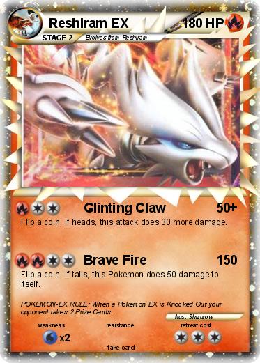 Pokemon Reshiram EX