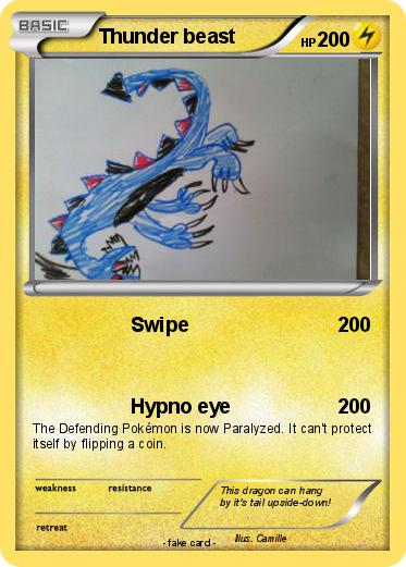 Pokemon Thunder beast