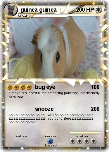Pokemon guinea guinea