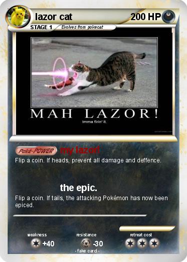 Pokemon lazor cat