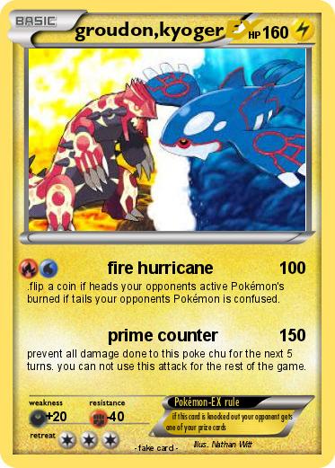 Pokemon groudon,kyoger