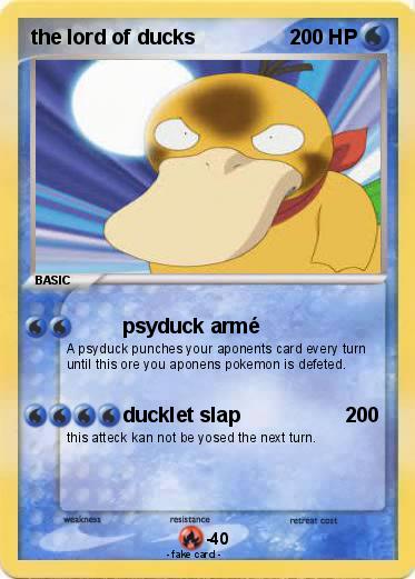 Pokemon the lord of ducks
