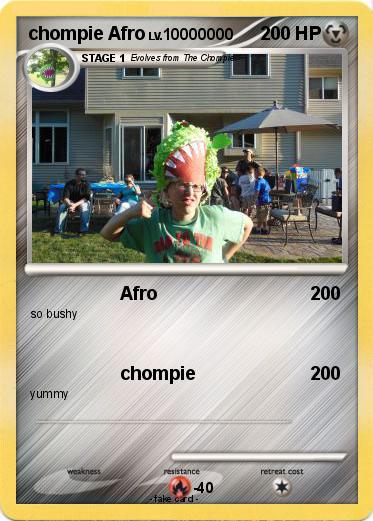 Pokemon chompie Afro