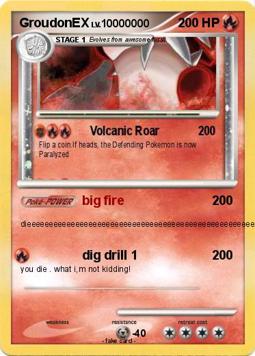 Pokemon GroudonEX