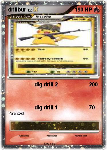 Pokemon drillbur