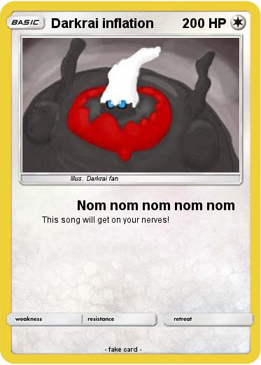 Pokemon Darkrai inflation