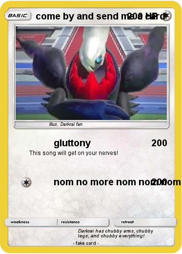 Pokemon come by and send me a card