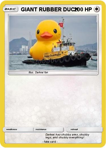 Pokemon GIANT RUBBER DUCK