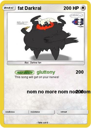 Pokemon fat Darkrai