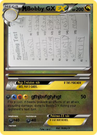 Pokemon Bobby GX