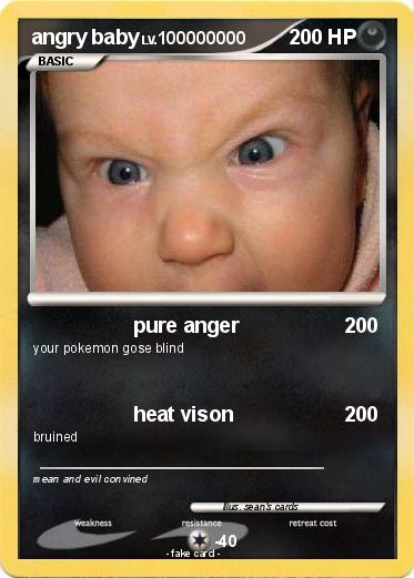 Pokemon angry baby
