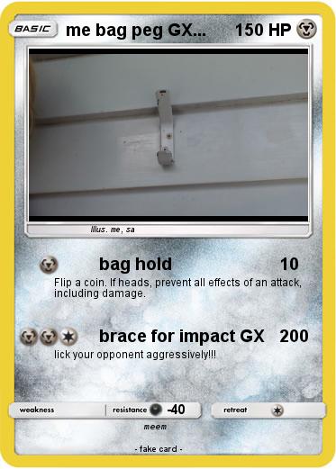 Pokemon me bag peg GX...