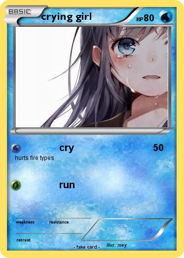 Pokemon crying girl