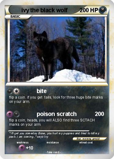 Pokemon ivy the black wolf