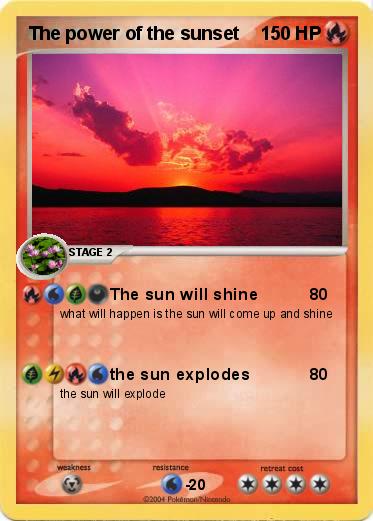 Pokemon The power of the sunset