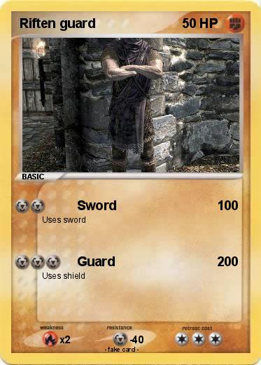 Pokemon Riften guard