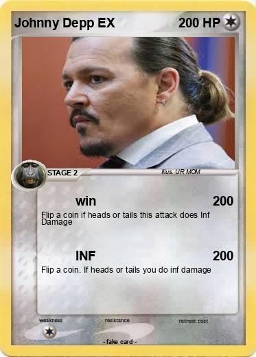 Pokemon Johnny Depp EX