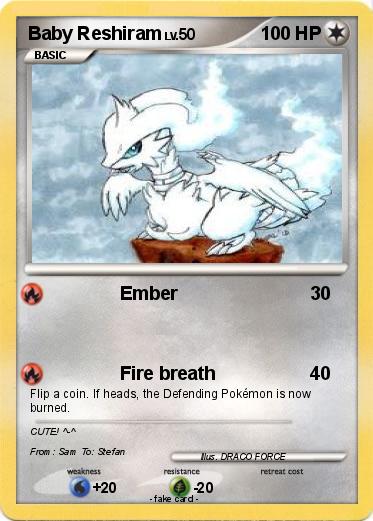 Pokemon Baby Reshiram