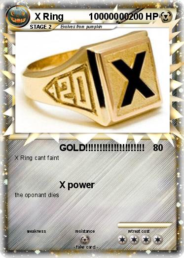 Pokemon X Ring          10000000