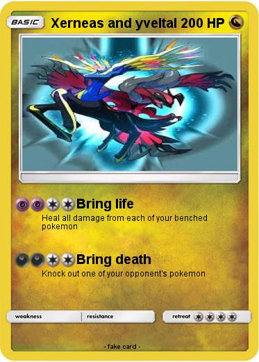 Pokemon Xerneas and yveltal