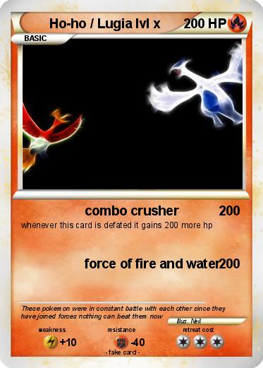Pokemon Ho-ho / Lugia lvl x