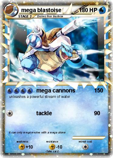 Pokemon mega blastoise