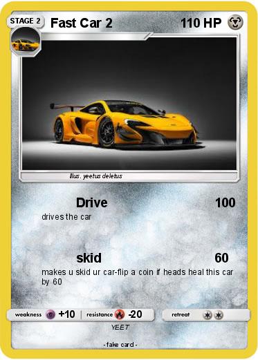 Pokemon Fast Car 2