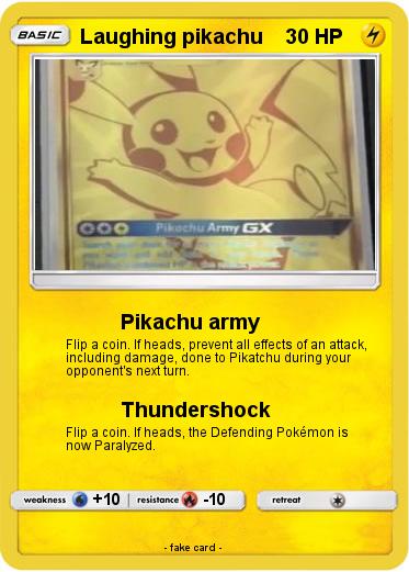 Pokemon Laughing pikachu