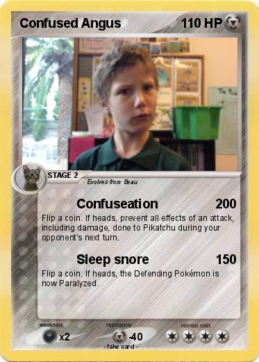 Pokemon Confused Angus