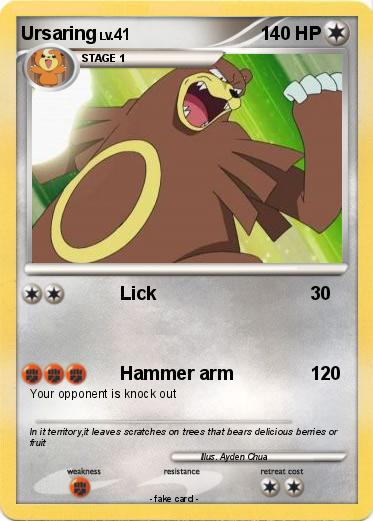 Pokemon Ursaring